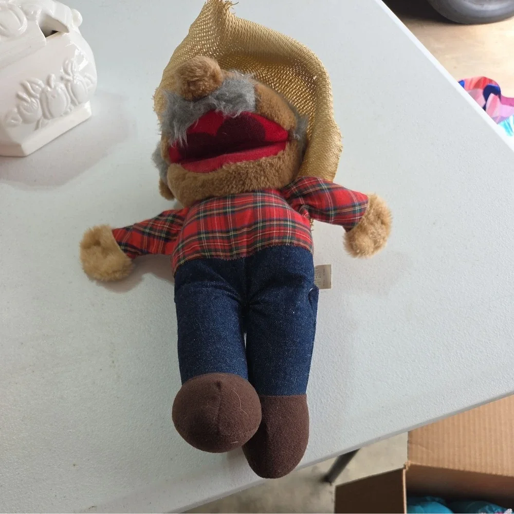 VINTAGE Shotgun Red Plush Doll Hee Haw TV Show Stuffed Animal.